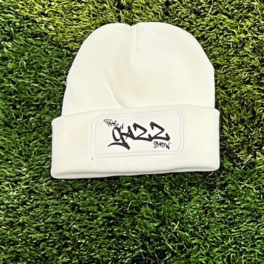 White TheGazzShow Beanie